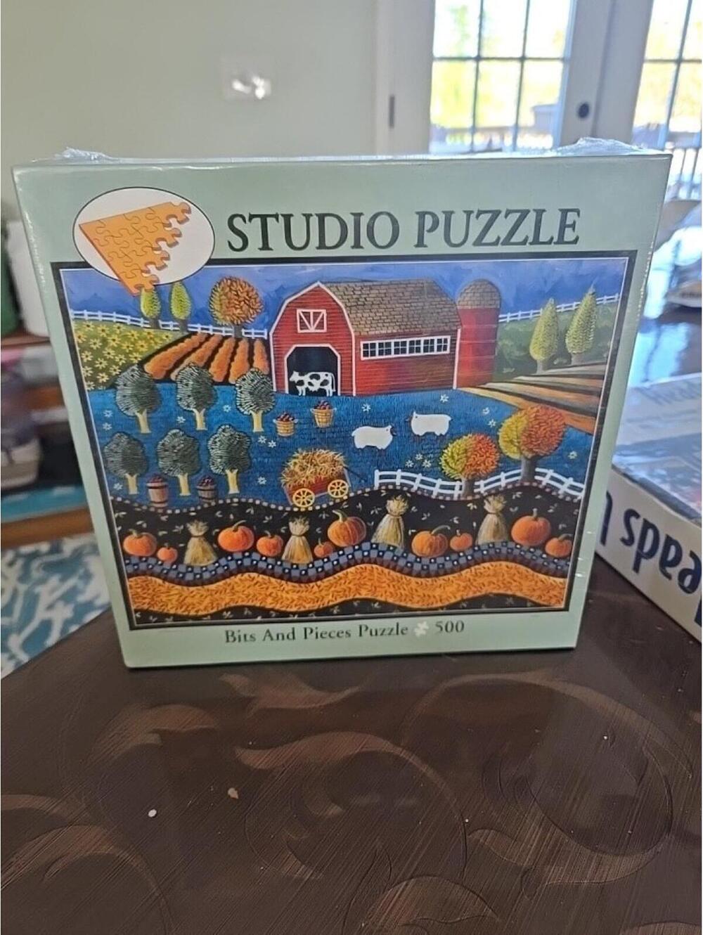 NEW Studio Puzzle Bits and Pieces 500 Piece Jigsaw October Abundance New Fall